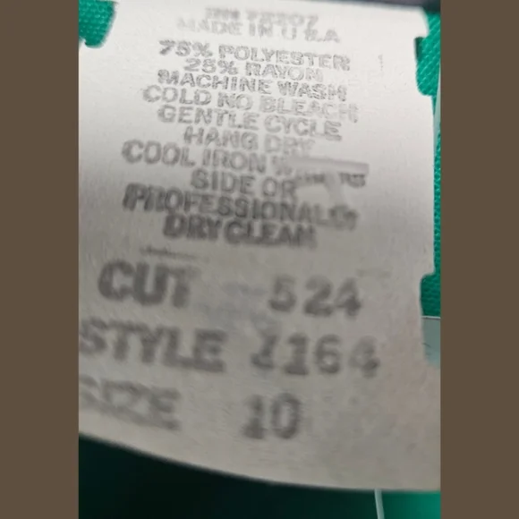 Petrina Dress, Vintage, Green, Secretary, 10 GUC ✔️ - Picture 5 of 10